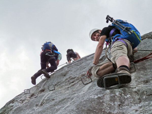 Klettersteig- und Wanderfahrt 2016 • Klettern