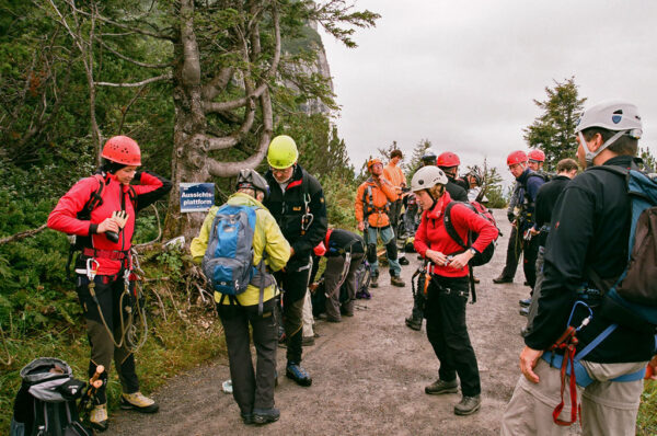 Klettersteig- und Wanderfahrt 2010 • Klettern