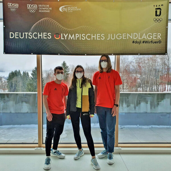 Für Sofie, Linus und Robert hieß es auf ins Deutschen Olympischen Jugendlager (DOJL)
