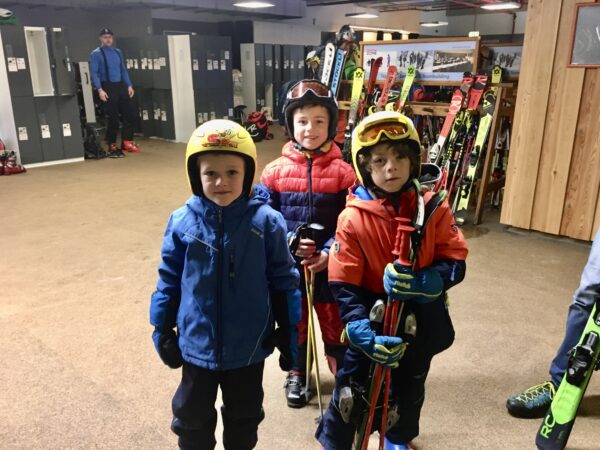 Training in der Skihalle Bispingen