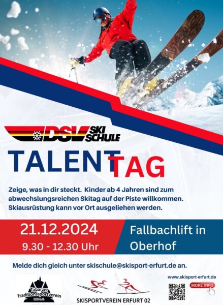 Ski Alpin/ DSV-Talenttag am 21.12.24 in Oberhof